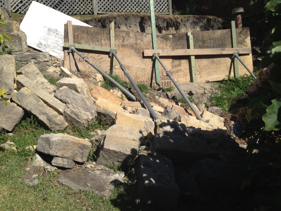 Cremorne Collapsed Wall Repair